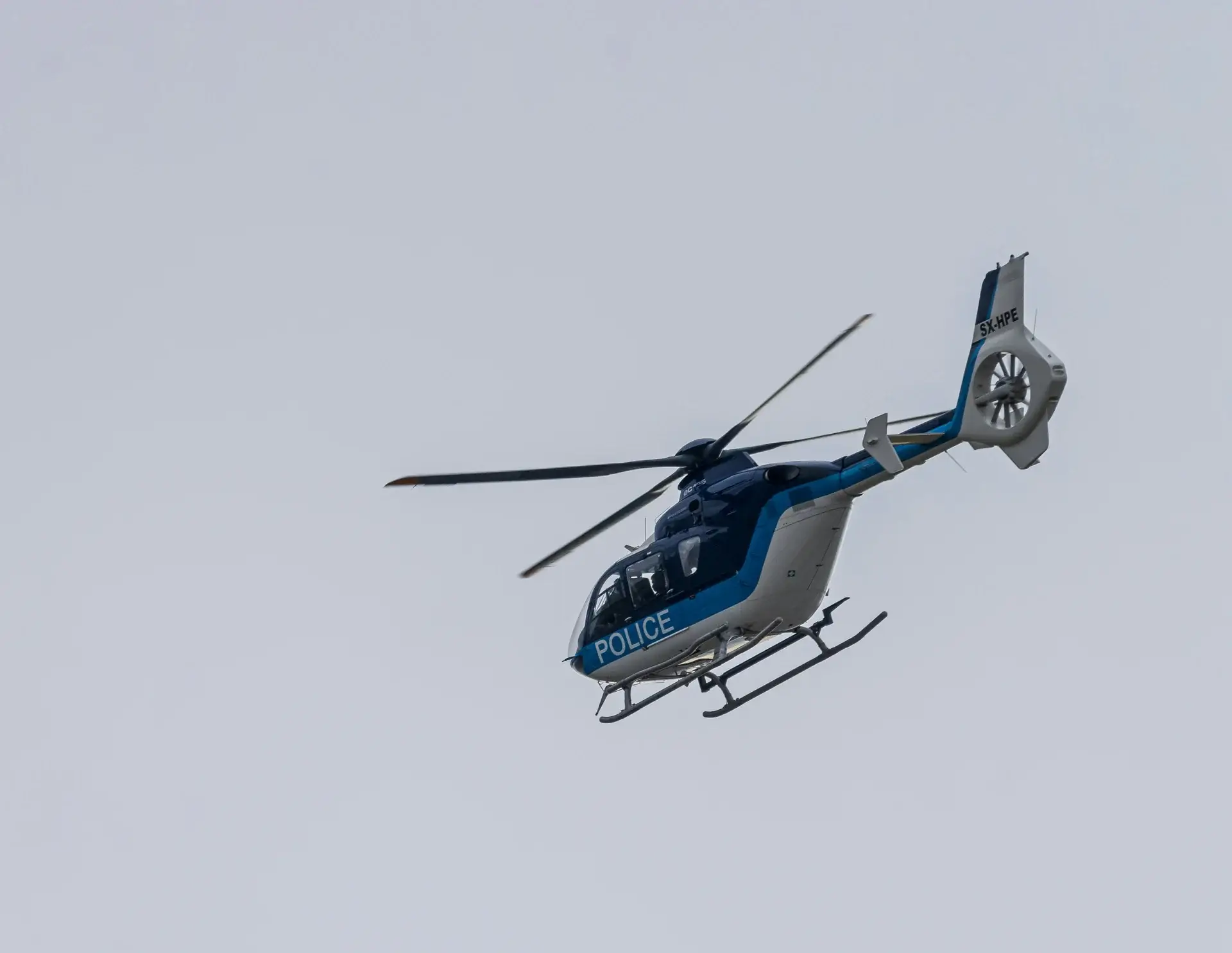 Helicopter police